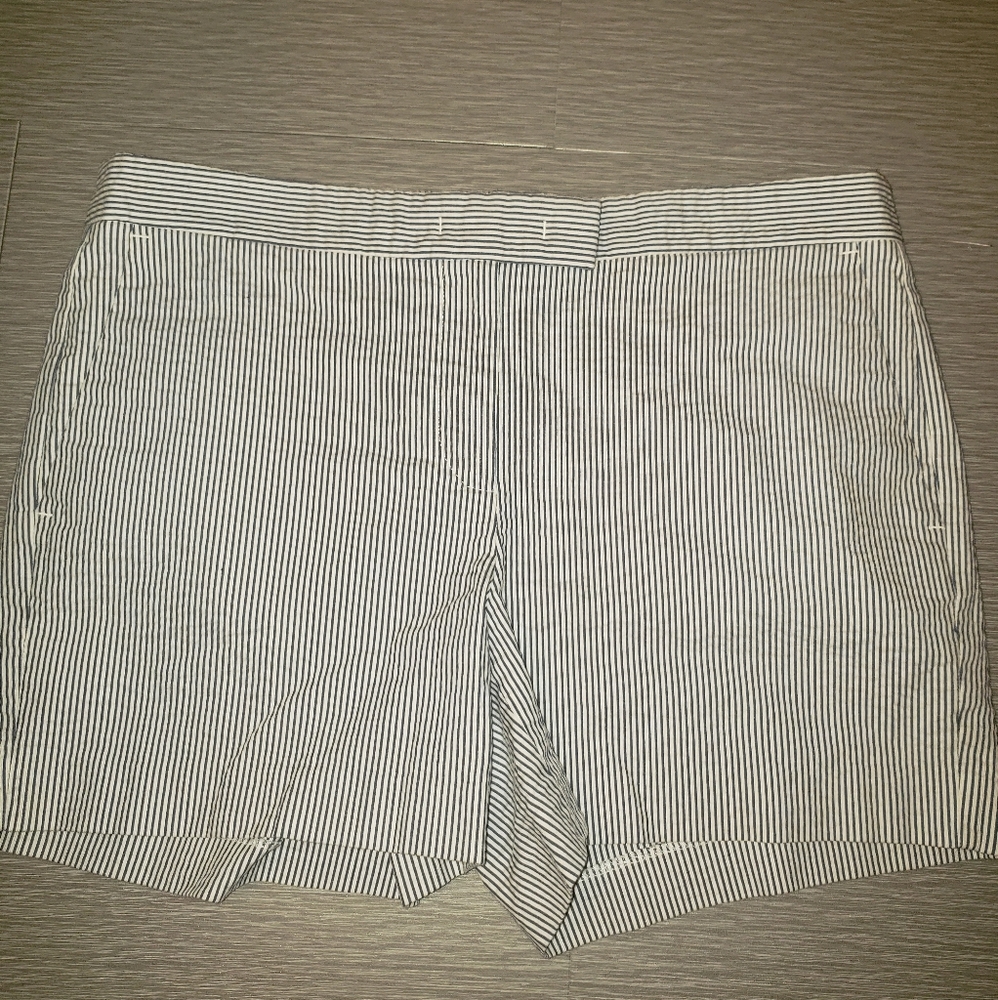 Ann Taylor SZ 10 Seersucker Shorts